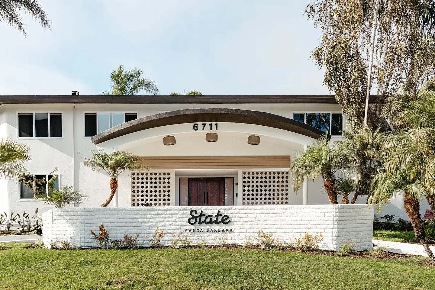 The entrance of State on Campus Santa Barbara